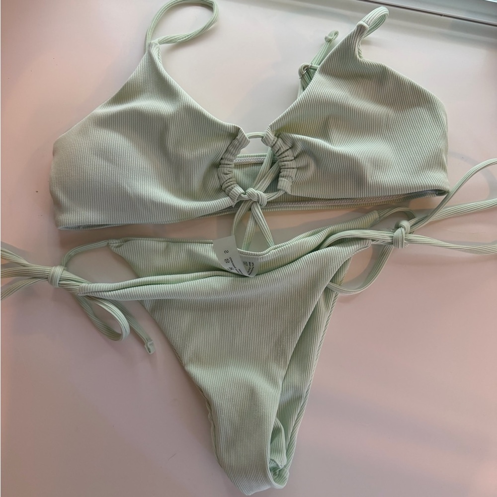 Mint Green Bikini Set